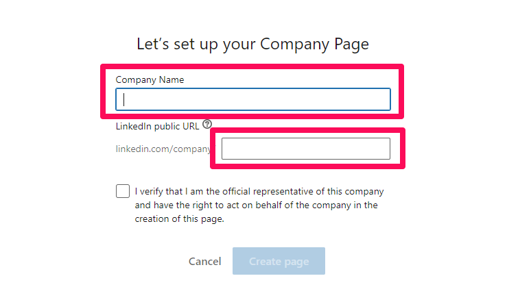 company page tutorial 2