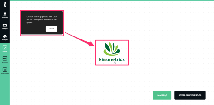 select elements for free brand logo