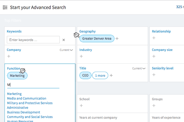 linkedin sales navigator boolean search