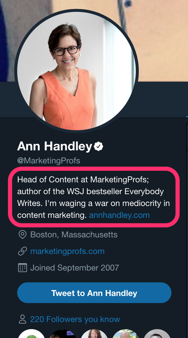 Ann Handley   MarketingProfs    Twitter - How to Get Followers on Twitter in 8 Easy Steps