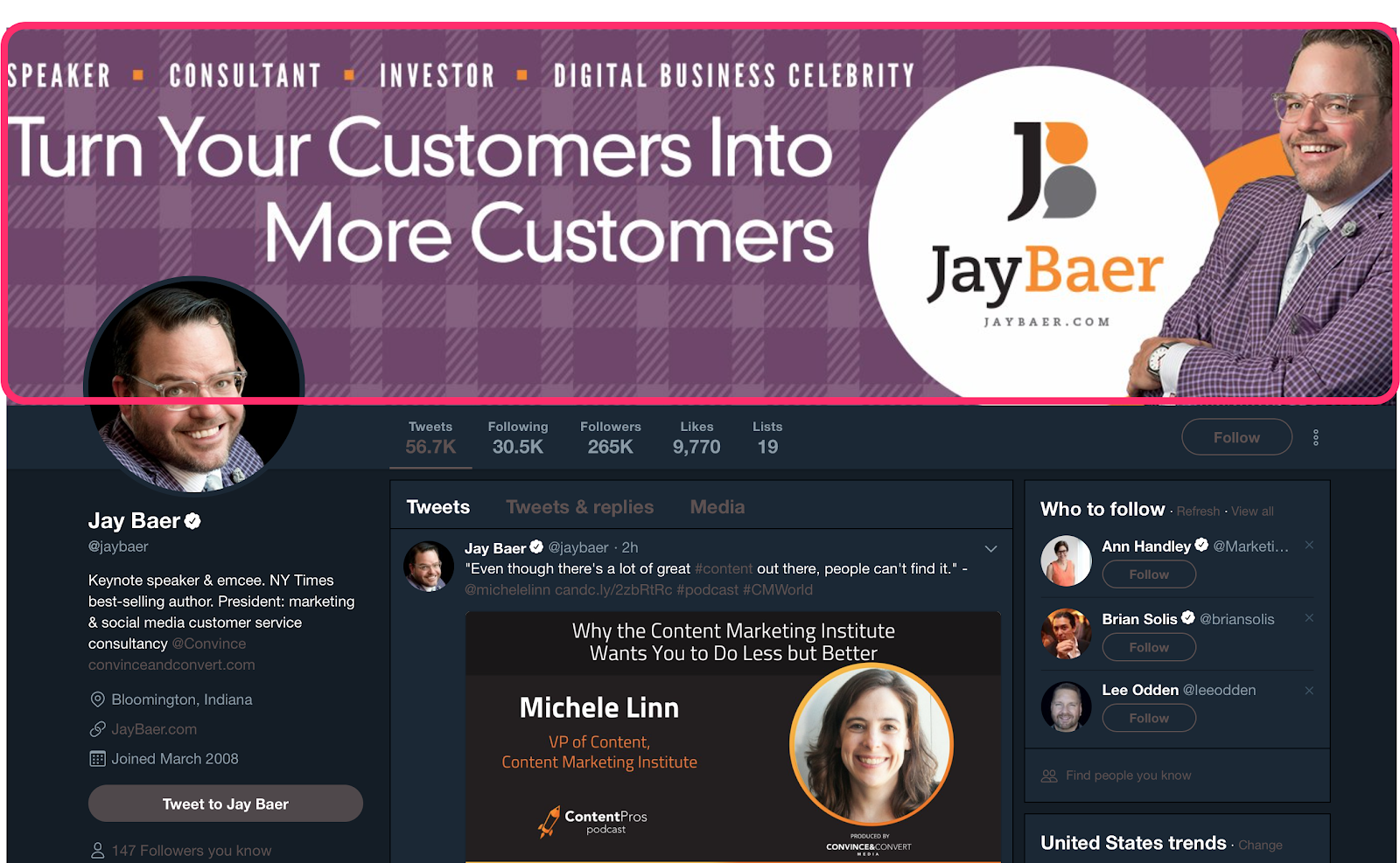 Jay Baer   jaybaer    Twitter - How to Get Followers on Twitter in 8 Easy Steps