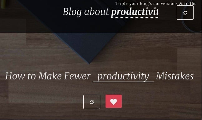 blog about productivity