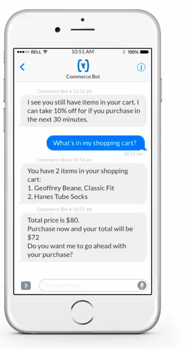 commerce bot chatbot