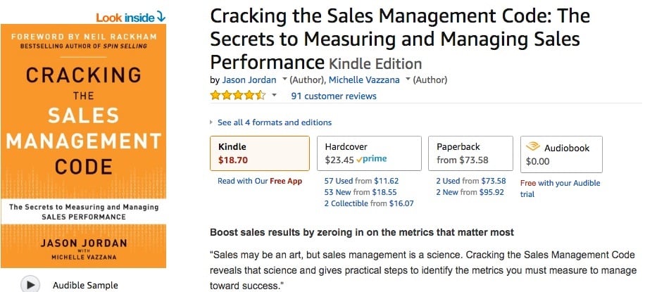 cracking the sales management code book