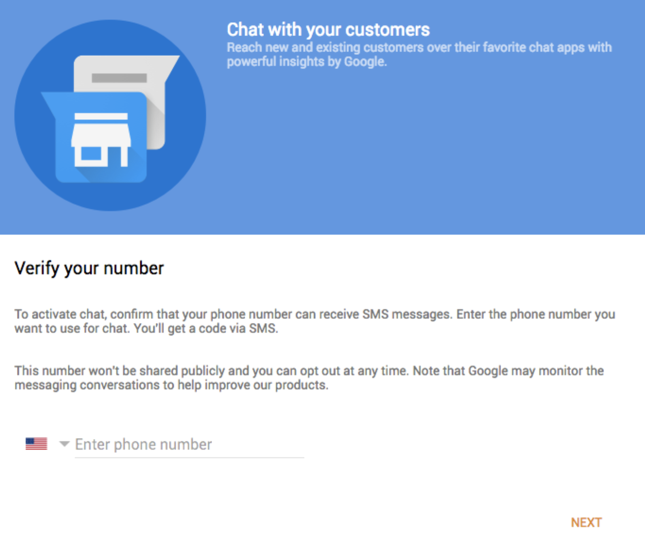 Chat with your customers via your Google My Business page