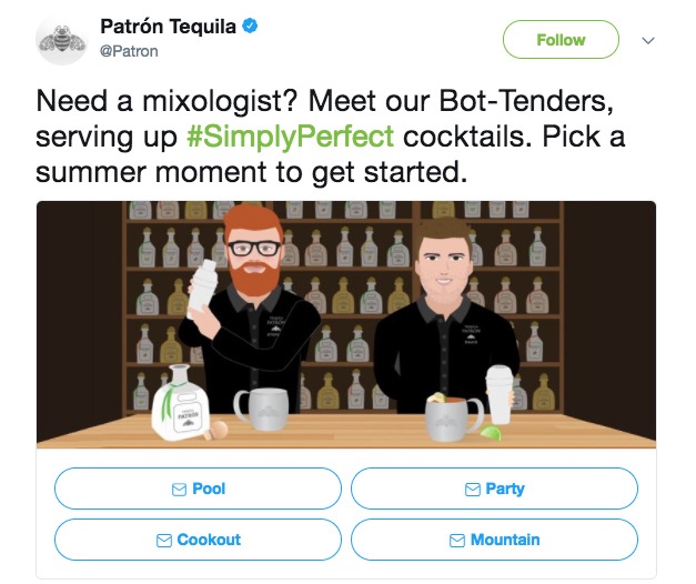 patron tequila mixologist tweet