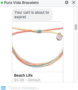 pura vida bracelets chatbot