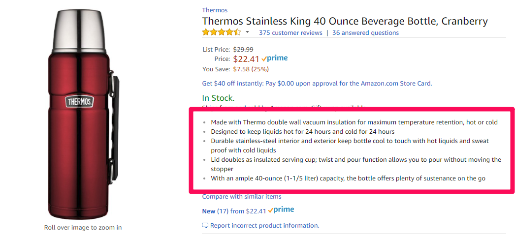 thermos amazon