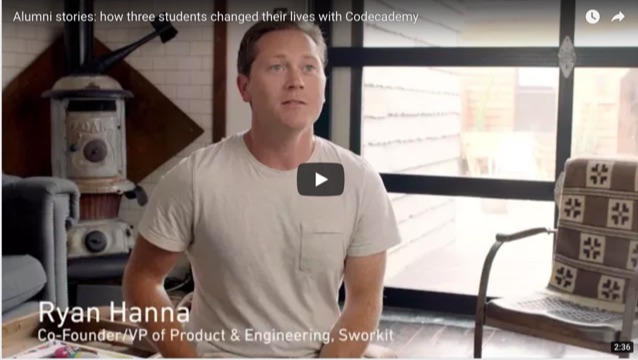 codecademy video testimonial