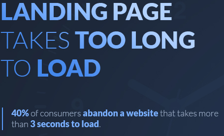 landing page loading stat