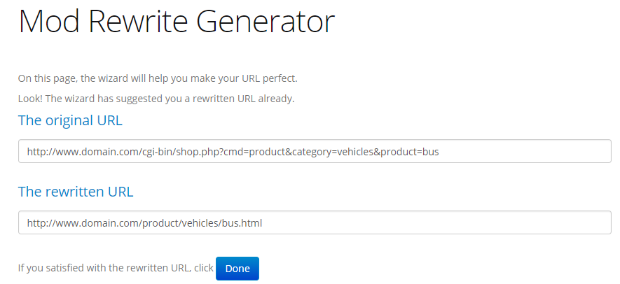 Mod Rewrite