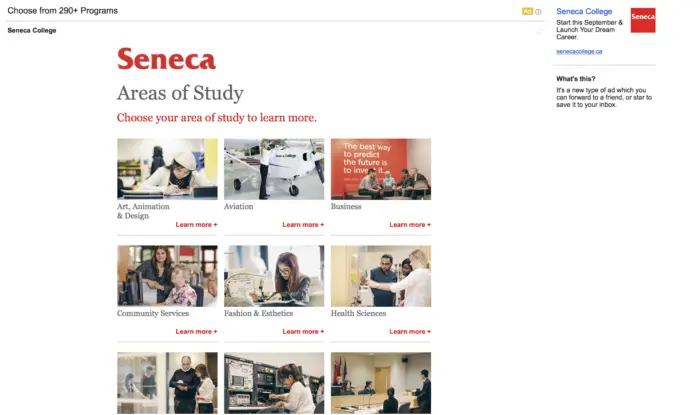 Seneca - exemplo remarketing