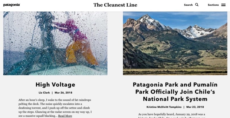 the cleanest line patagonia blog