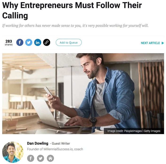 why entrepreneurs must follow their calling entrepreneur article
