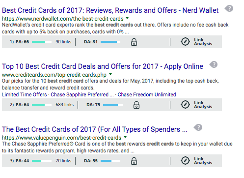 nerd wallet credit card keyword