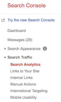 search traffic analytics