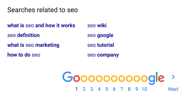 seo related