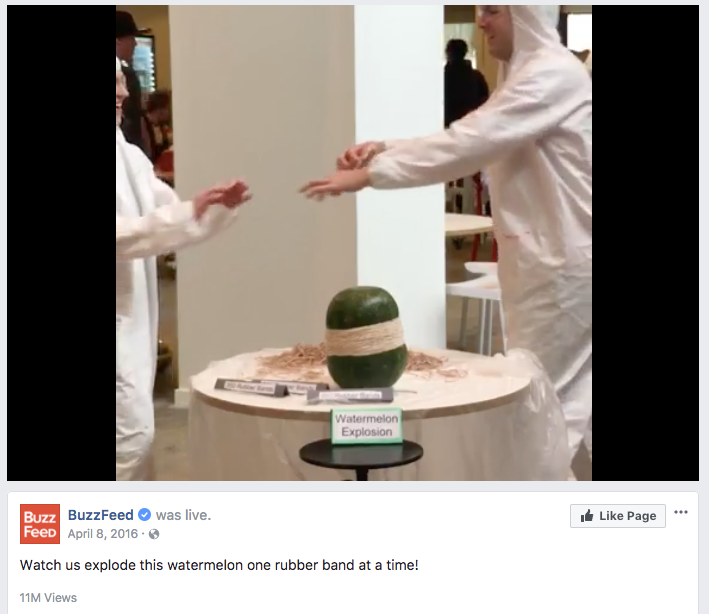 BuzzFeed Watch us explode this watermelon one rubber band at a time 