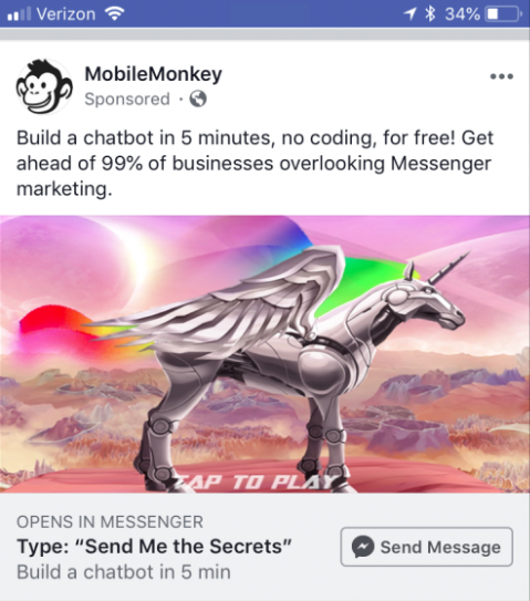 Hidden Facebook Marketing Tools That Will Increase Your Engagement messenger bot example 