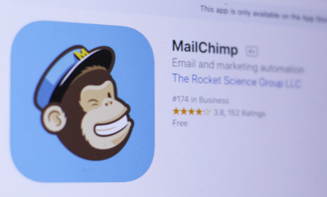 aplicativo MailChimp na loja de apps