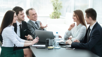 reunião empresarial de equipe