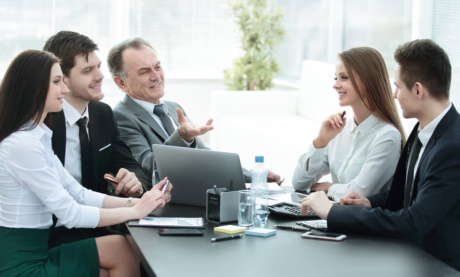 reunião empresarial de equipe