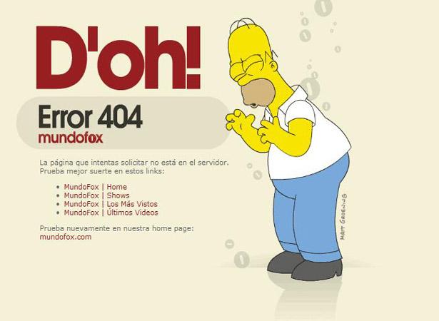 Exemplos de páginas de Error 404 criativos