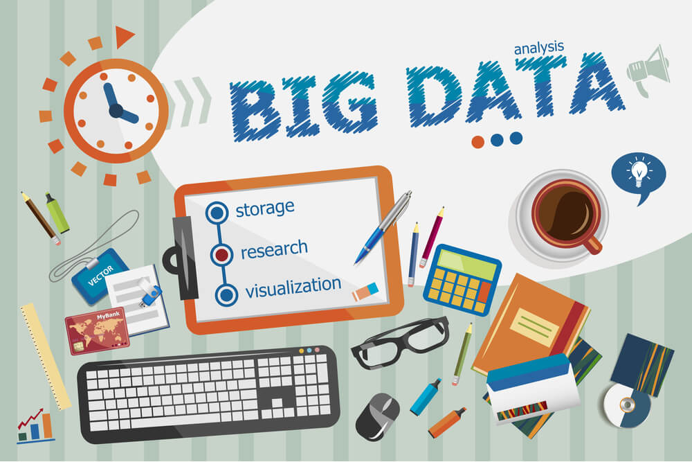 ilustração com titulo sobre Big Data