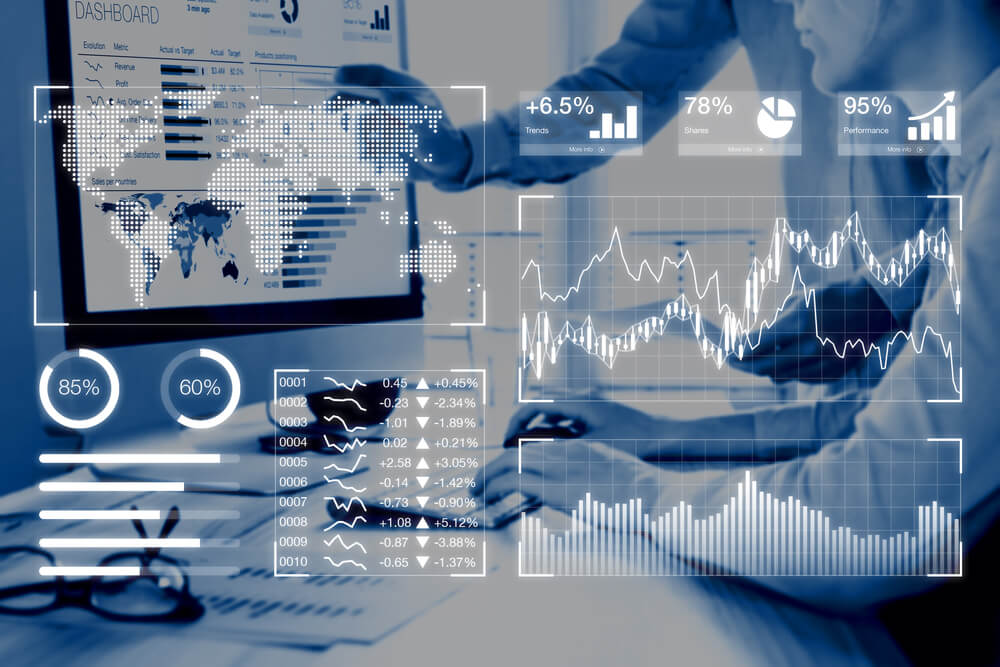 sobreposição de imagem de acesso a computador e dados executivos