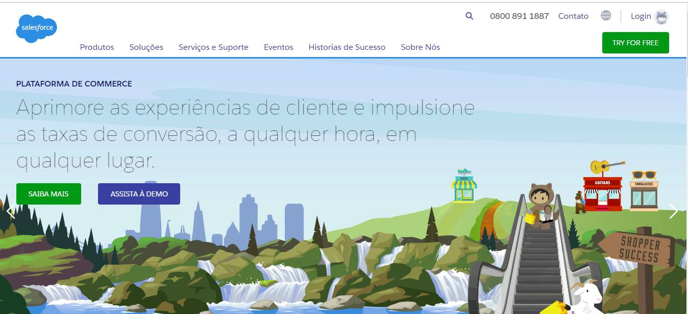 home page salesforce