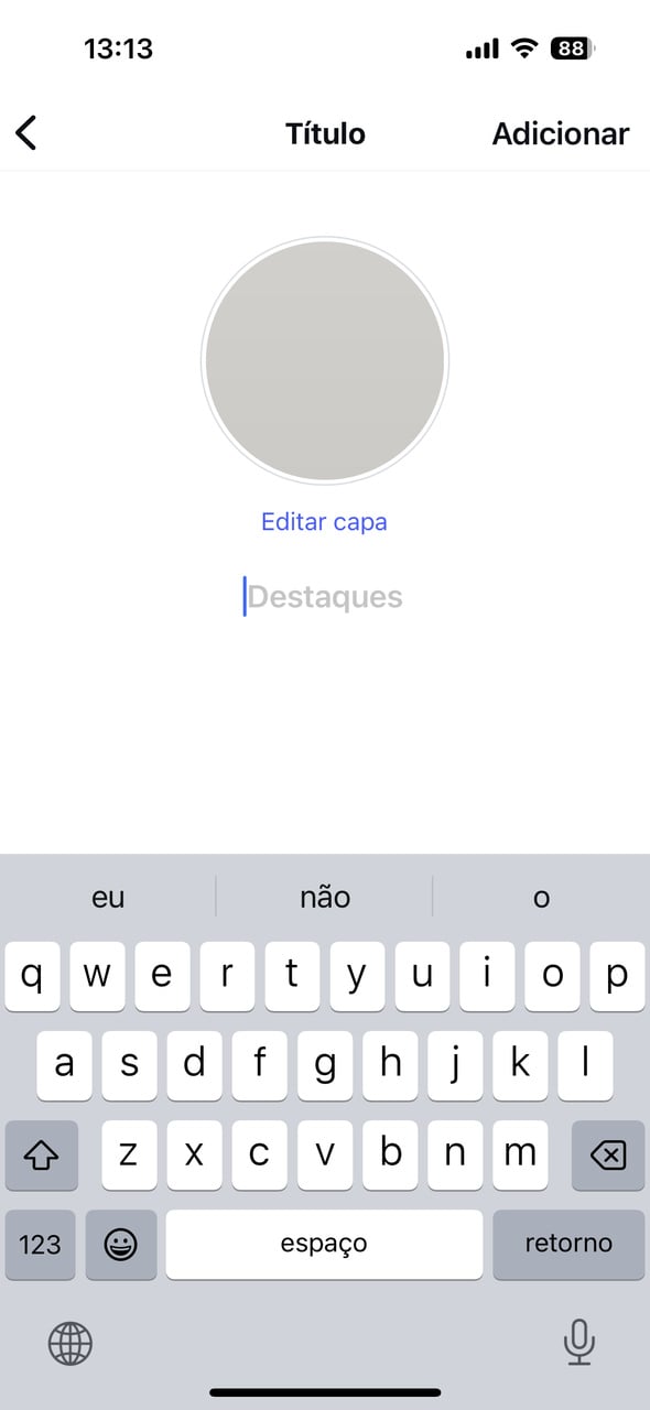 título destaque