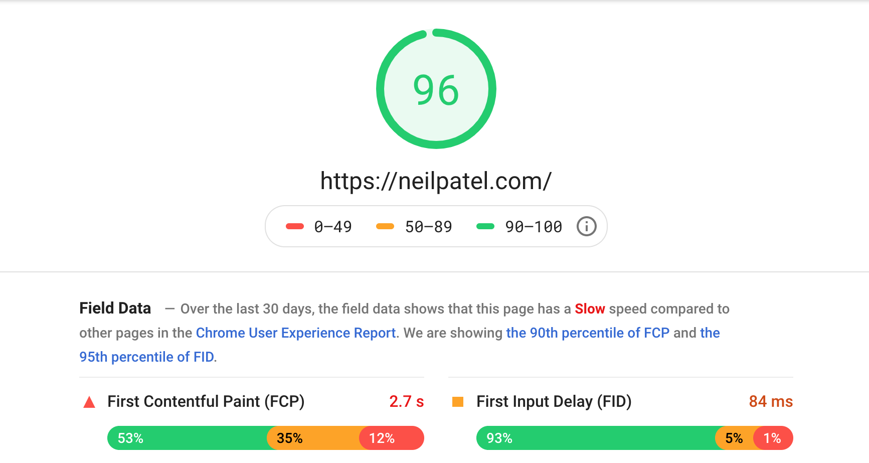 Free SEO tool page speed insights 