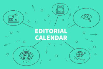 ilustração sobre agenda editorial