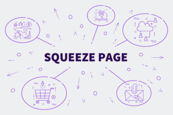 ilustração sobre squeeze pages