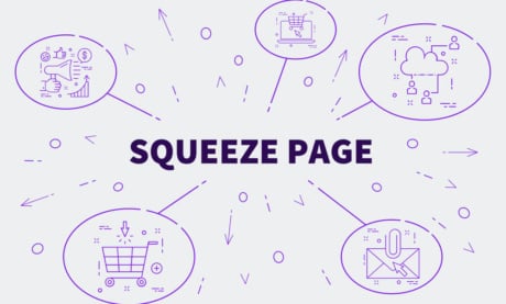 ilustração sobre squeeze pages
