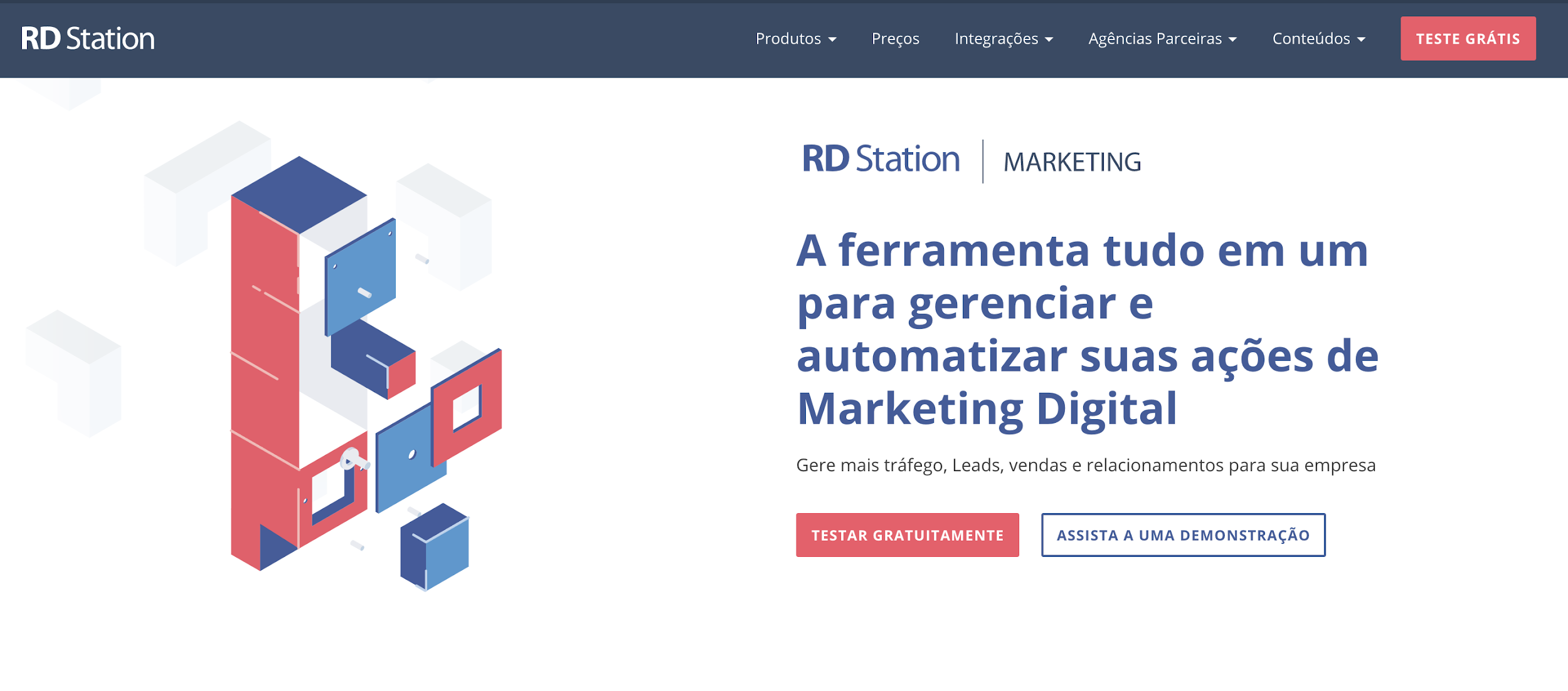 RD Station como exemplo de ferramenta de email marketing