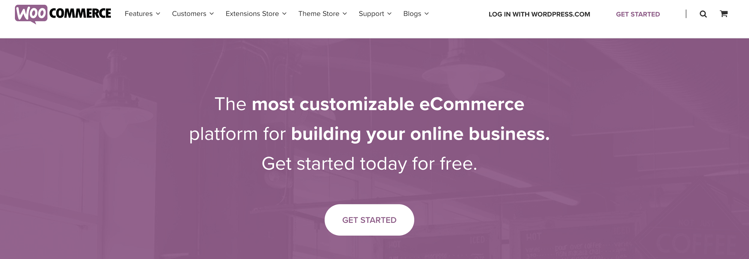 Woocommerce como exemplo de plataforma de ecommerce