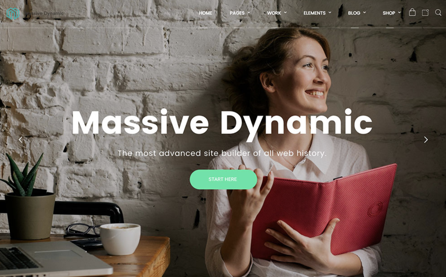 template Massive Dynamic para WordPress Premium