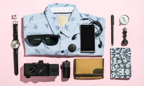 uso da tendência flat lay no instagram