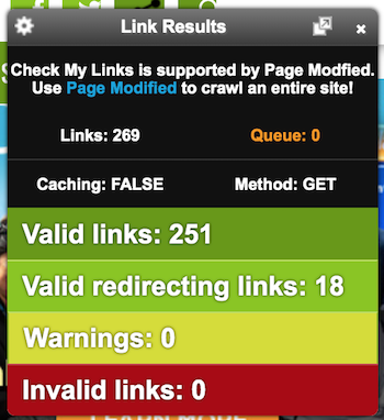 Checkmylinks1