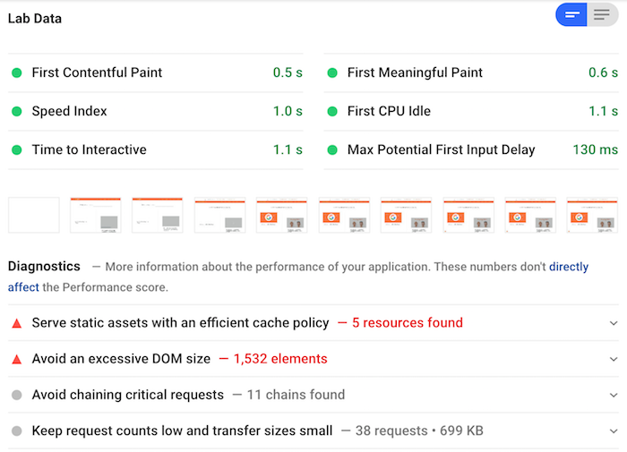 Pagespeedreports