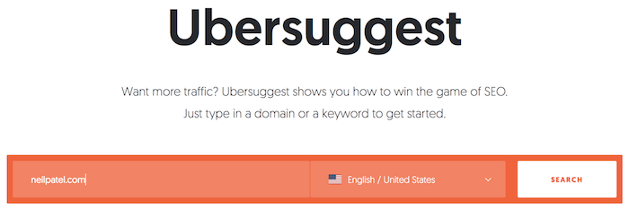  ubersuggest cómo obtener sus primeros 10,000 visitantes de google 