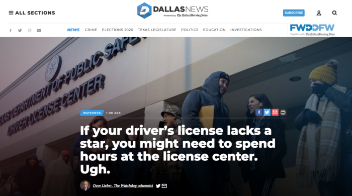 exemple de storytelling de dallas news 