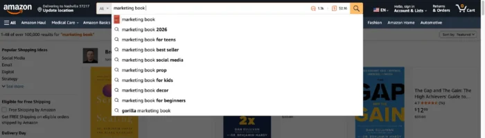Using Amazon with the Ubersuggest Chrome Extension