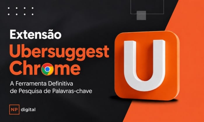 logo do ubersuggest e o título do post