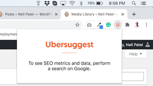 Ubersuggest Chrome Extension 2.0 The Ultimate Keyword Research Tool