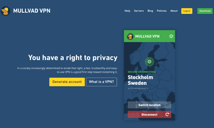 mullvad vpn cost