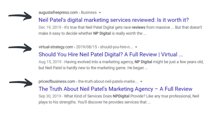 Neil Patel Digital Google Search
