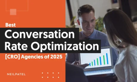 A graphic that says "Best Conversion Rate Optimization Agencies of 2025,"