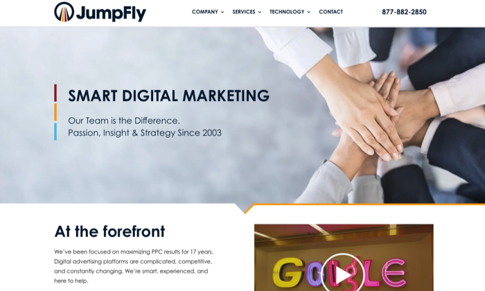 Digital Marketing Agency  Google Ads  Microsoft  Facebook   Amazon   JumpFly